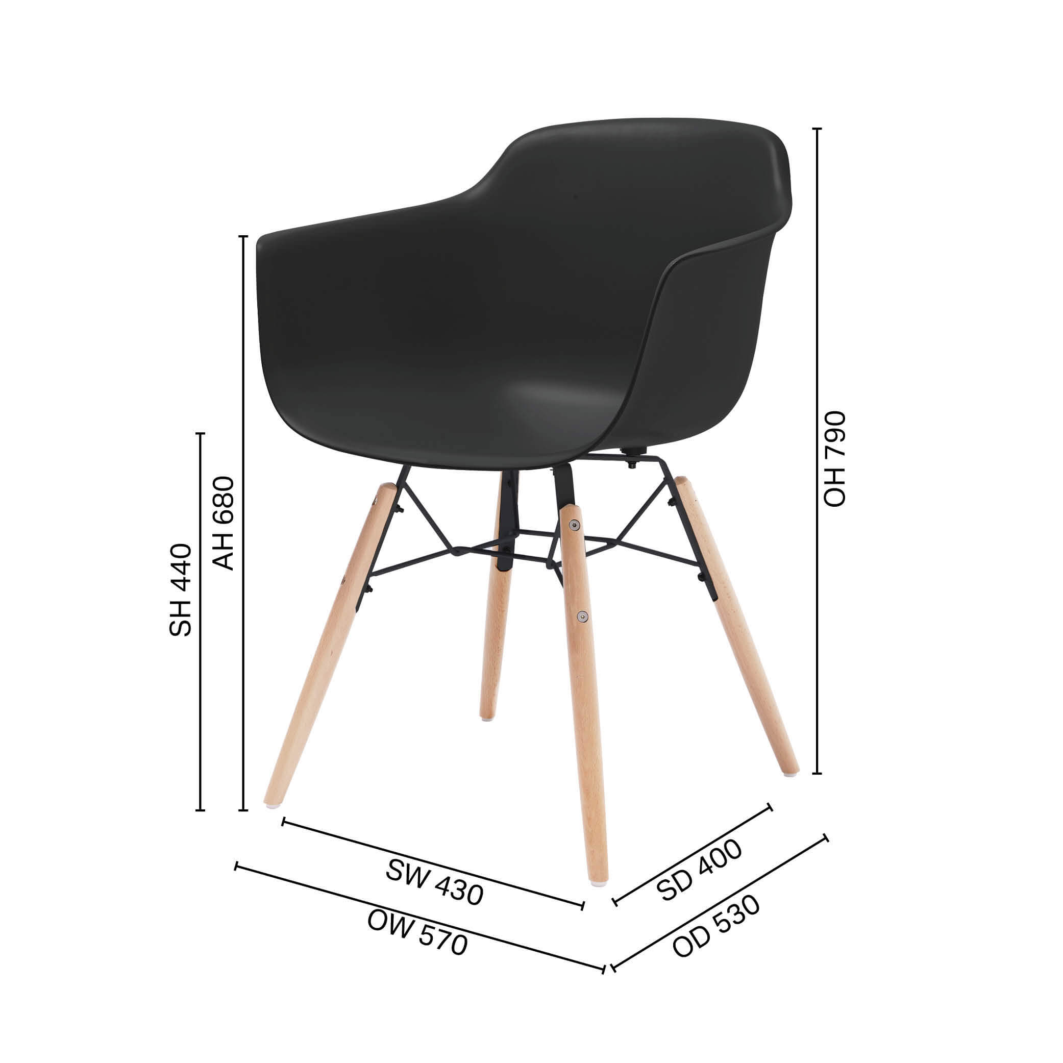 Abang – Wood Arm Chair